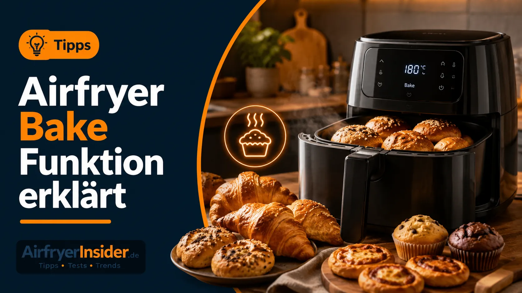Airfryer Bake Funktion erklärt und richtig nutzen
